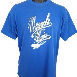 Monarch Mania T Shirt Vintage 80s Junior High School Lions Made In USA Medium